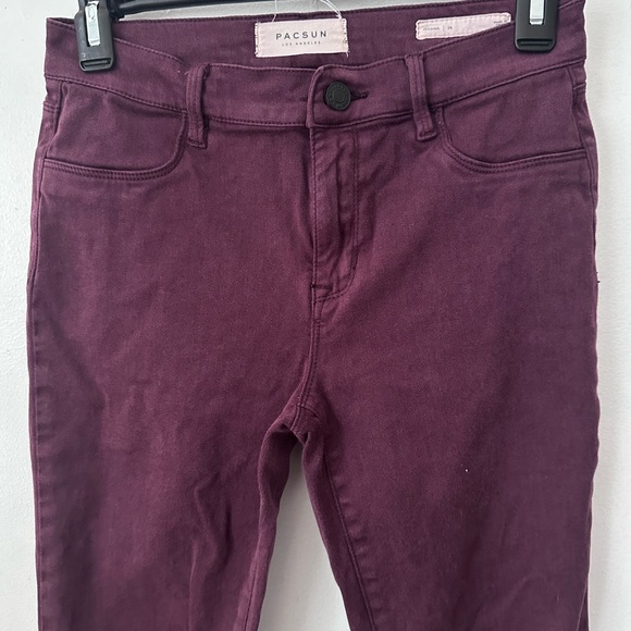 PacSun Maroon Jeans - Picture 6 of 7